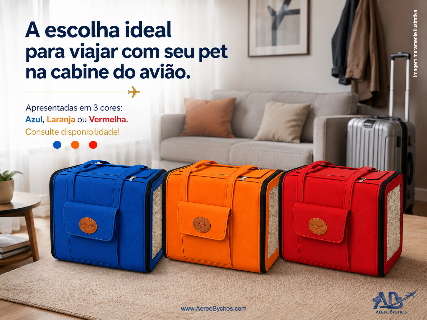 Caixa de Transporte Aéreo para Cabine